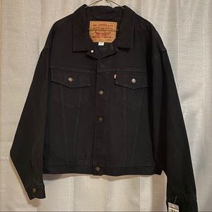NWT Vintage Levi’s Black Denim Jacket